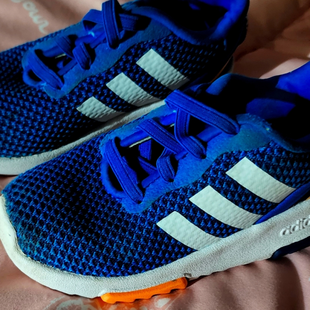 Adidas blue shoes